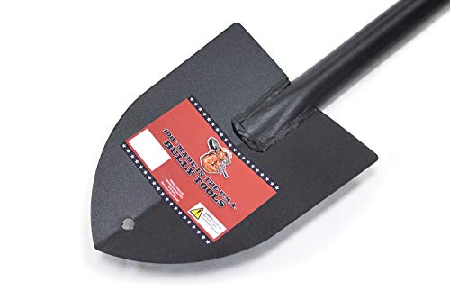 Bully Tools 92712 14-Gauge Round Point Trunk Shovel with Poly D-Grip Handle