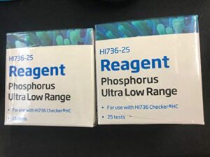 two-pack: hanna instruments hi 736-25 phosphorus reagents (50 tests)