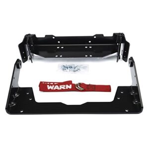 warn 92156 front snow plow mount kit, fits: yamaha viking (2013)