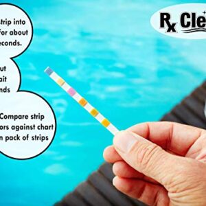 Rx Clear 3" Inch Stabilized Chlorine Tablets | Individually Wrapped Chlorinating Tabs for Sanitizing Swimming Pools & Spas | Long Lasting, Slow Dissolving, and UV Protected | 50 Pounds