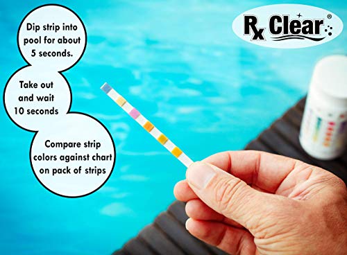 Rx Clear 3" Inch Stabilized Chlorine Tablets | Individually Wrapped Chlorinating Tabs for Sanitizing Swimming Pools & Spas | Long Lasting, Slow Dissolving, and UV Protected | 50 Pounds