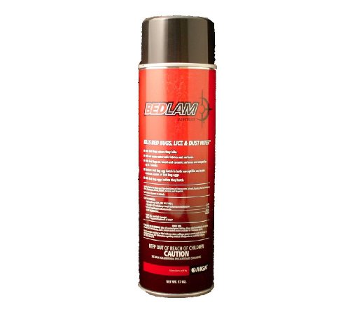 Bedlam Insecticide Aerosol Spray, 17Oz Cans, Full Case Of Six Cans.