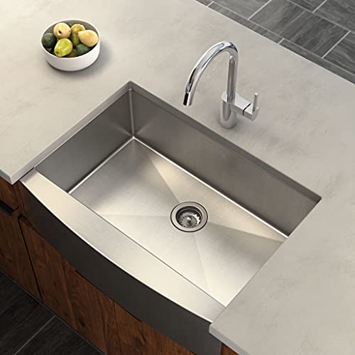 Moen G18121 1800 Series 30-Inch X 21-Inch Stainless Steel 18 Gauge Single Bowl Farmhouse Kitchen Sink