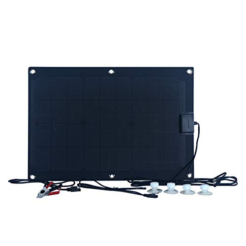 Nature Power 56702 25-watt Semi-Flex Monocrystalline Solar Panel for 12-volt Charging