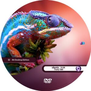 Ubuntu Linux 14.04 32 Bit Desktop Live DVD LTS