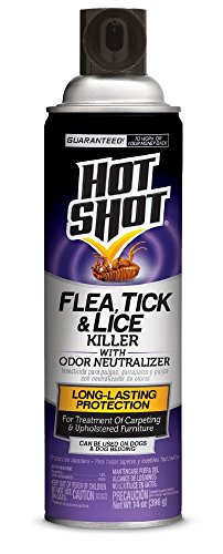 Hot Shot Flea, Tick & Lice Killer with Odor Neutralizer (Aerosol)(Pack of 6)