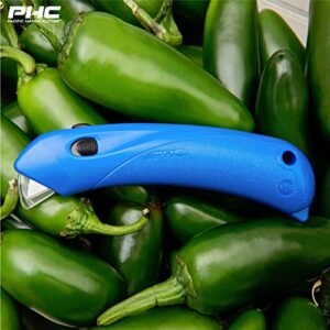 Pacific Handy Cutter RSC-432 Restaurant Safety Cutter with Auto-Locking Safety Hood, Disposable, Food-Safe NSF Certified Safety Box Cutter