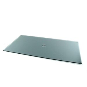 outdoor great room 1224-grey-glass-cover grey glass cover for a cf-1224 burner
