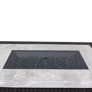 Outdoor Great Room 1224-GREY-GLASS-COVER Grey Glass Cover for a CF-1224 Burner