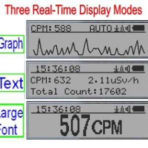 GQ GMC-300E Geiger Counter Nuclear Radiation Detector Data Recorder Beta Gamma X-ray