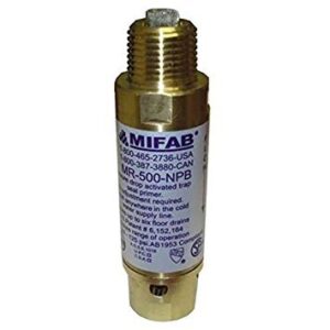 mifab mr-500 151839 pressure drop activated trap seal primer for up to 6 floor drain traps with 1/2" connections