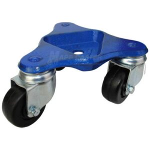 tri wheel cup dolly with 3" hard rubber wheels - 840 lbs capcity - made in usa