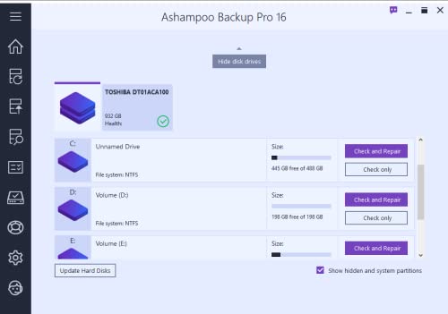 Ashampoo Backup Pro 16 - 3 PC Family License - Compatible with Windows 11, 10 - Unlimited time license