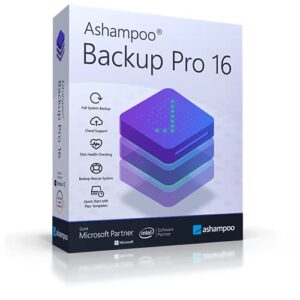 ashampoo backup pro 16 - 3 pc family license - compatible with windows 11, 10 - unlimited time license