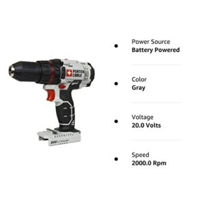 Porter Cable PCC601 PCC601B 1/2" 20V MAX Lithium Ion Drill Driver (Tool Only)