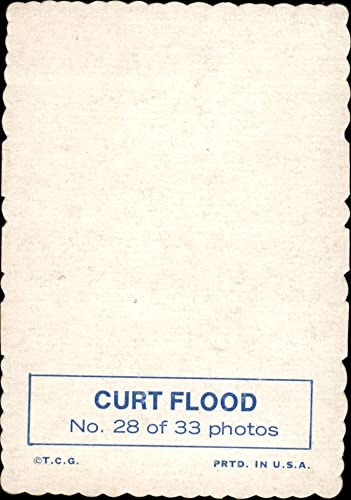 1969 Topps # 28 Curt Flood St. Louis Cardinals (Baseball Card) EX/MT Cardinals