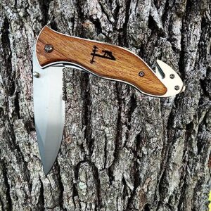 Knife - Rosewood Liner Lock Knife - Lineman - 138