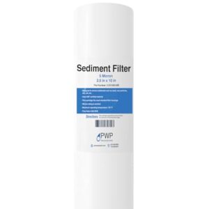 Sediment Melt Blown Water Filter Cartridge Standard 2.5x10" 5 Micron 25 Pack