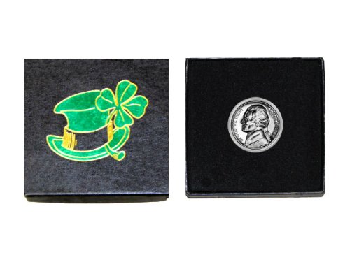 My Lucky Coin – 1960 Jefferson Nickel – Gem Proof Condition – In a “Luck of the Irish” Gift Box