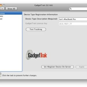 GadgetTrak Laptop Family Pack - 5 Devices for 1 Year [Download]