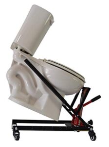 the toilet master jack is a lifter designed to easily lift, move, and repair toilets. easy bolt and seal replacement. for use with a toilet snake or drain and pipe cleaners.