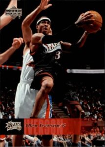 2006 upper deck basketball card (2006-07) #147 allen iverson