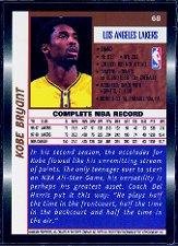 1998 Topps Basketball Card (1998-99) #68 Kobe Bryant Near Mint/Mint