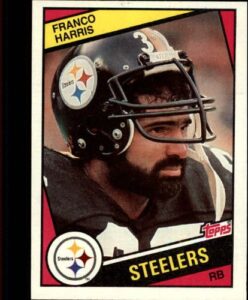 1984 topps football card #165 franco harris