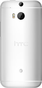 htc one m8, glacial silver 32gb (at&t)