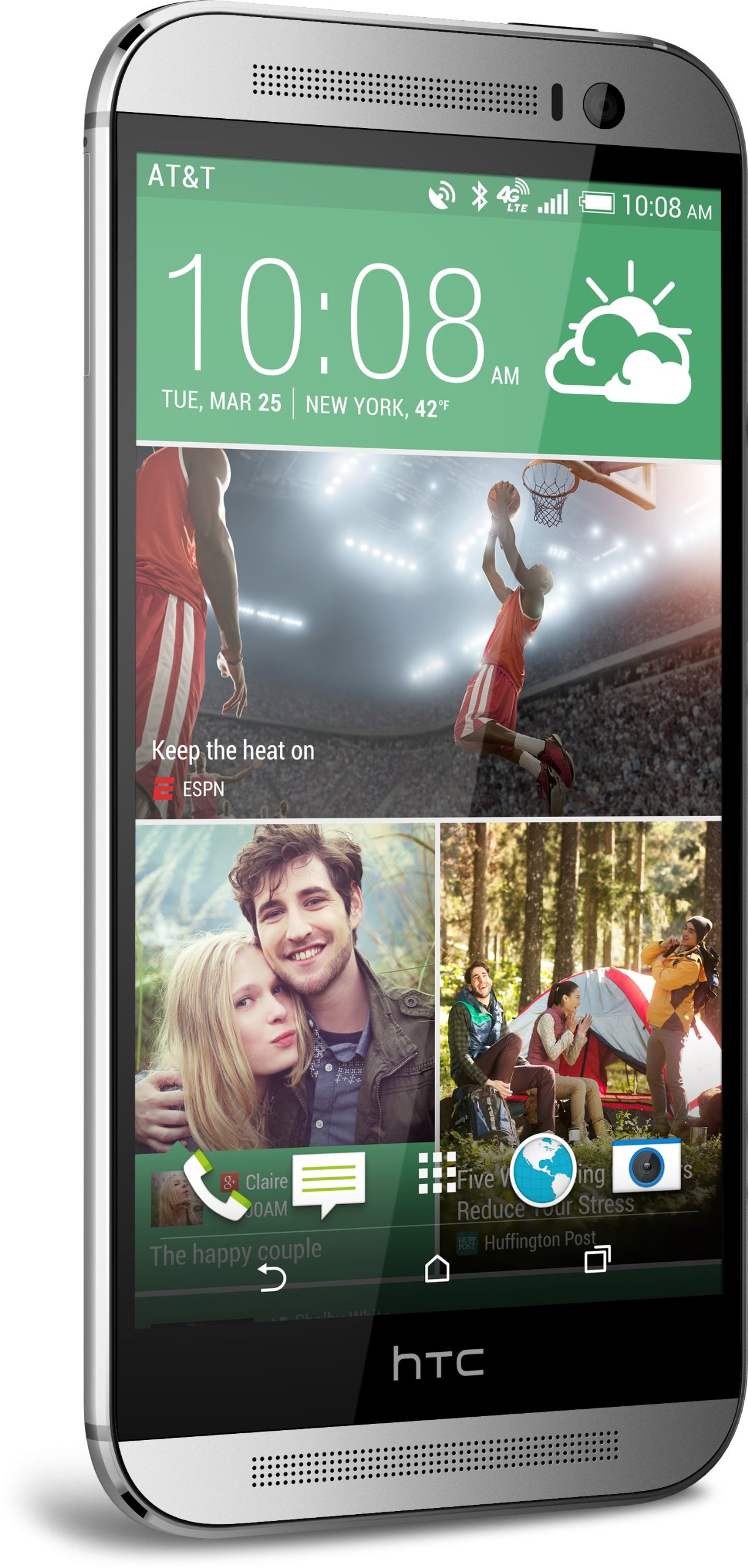 HTC One M8, Glacial Silver 32GB (AT&T)