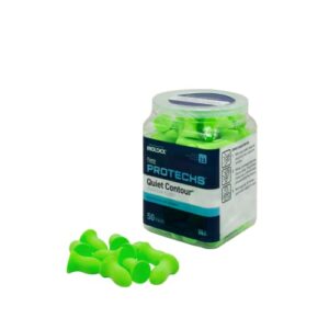 flents foam ear plugs, 50 pair for sleeping, snoring, loud noise, traveling, concerts, construction, & studying, contour to ear, nrr 33, clear, made in the usa