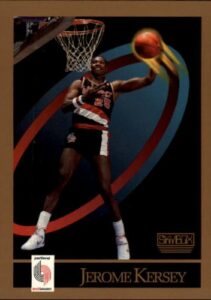 1990 skybox basketball card (1990-91) #236 jerome kersey