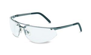 honeywell safety products by 11150800 fuse safety eyewear gunmetal frame, clear lens with anti-scratch hardcoat