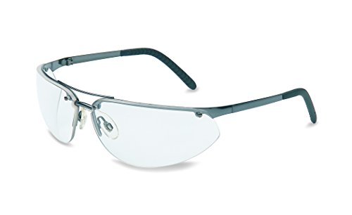 Honeywell Safety Products by 11150800 Fuse Safety Eyewear Gunmetal Frame, Clear Lens with Anti-Scratch Hardcoat