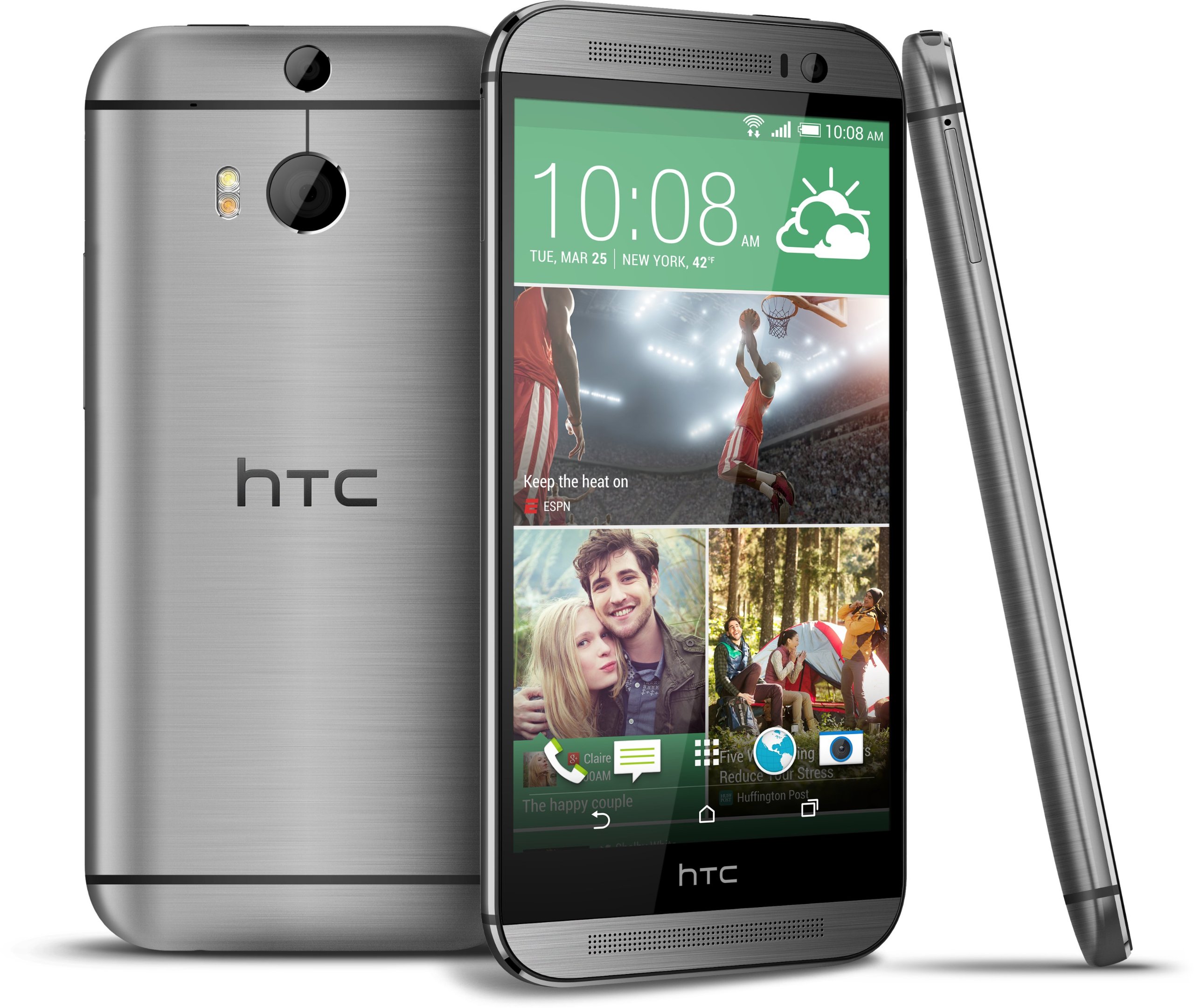 HTC One M8 Factory Unlocked Smartphone with 32 GB Memory, Nano-SIM support and 5.0-Inch Display US Warranty (Gunmetal Grey)