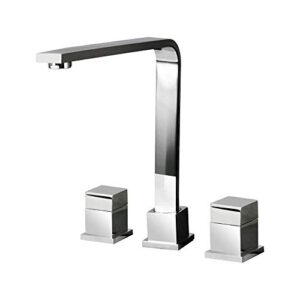 mr direct 744c chrome 2-handle standard kitchen faucet