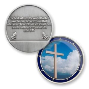 coins for anything, inc john 3:16 prayer coin