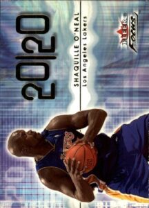 2000 fleer focus basketball card (2000-01) #217 shaquille o'neal