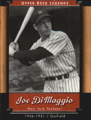 2001 Upper Deck Legends Baseball Card #40 Joe DiMaggio