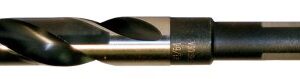 Cle-Line C17032 17/32 in. x 6 in. Black and Gold Oxide Finish High Speed Steel 118-Degree Split Point Reduced Shank Twist Drill Bit (1-Pack)
