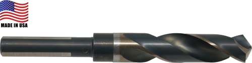 Cle-Line C17046 3/4 in. x 6 in. Black and Gold Oxide Finish High Speed Steel Silver & Deming 118-Degree Twist Drill Bit (1-Pack)