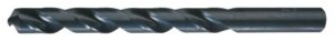 cle-line c22911 general purpose jobber length drill, high speed steel, steam oxide finish, straight shank, 118-degree radial point, 13.20 mm drill diameter
