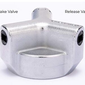 Flow Security Systems | VersaLock | Vented Locking Fuel Tank Cap | For Transfer Tanks & Above Ground Commercial Tanks | Prevents Theft & Secures Fuel Tanks | Includes Adapter | FSS 754