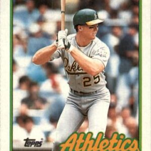 1989 Topps Baseball Card #70 Mark McGwire