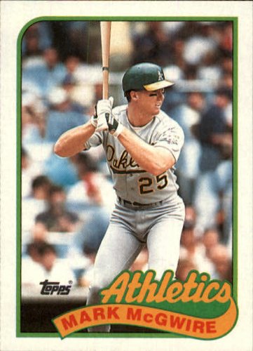 1989 Topps Baseball Card #70 Mark McGwire