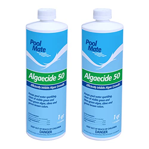 Pool Mate 1-2150-02 50 Pool Algaecide, 2-Pack