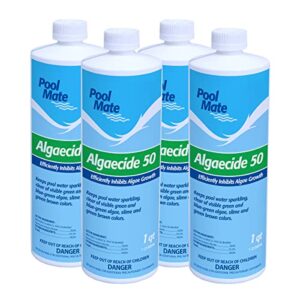 pool mate 1-2150-04 50 pool algaecide, 4-pack