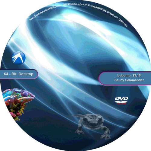 Lubuntu Linux 13.10 64 Bit FAST Desktop Live DVD Replace Windows