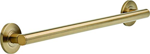 DELTA FAUCET 41824-CZ Contemporary 24-Inch Grab Bar with Concealed Mounting, Champagne Bronze