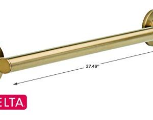 DELTA FAUCET 41824-CZ Contemporary 24-Inch Grab Bar with Concealed Mounting, Champagne Bronze